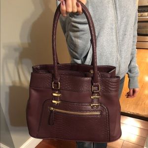 Shoulder bag with two big pouches